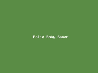 Folio Baby Spoon