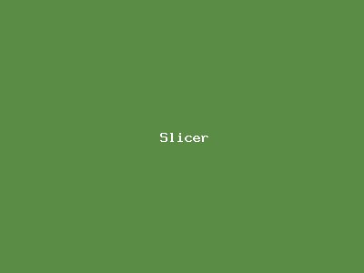Slicer